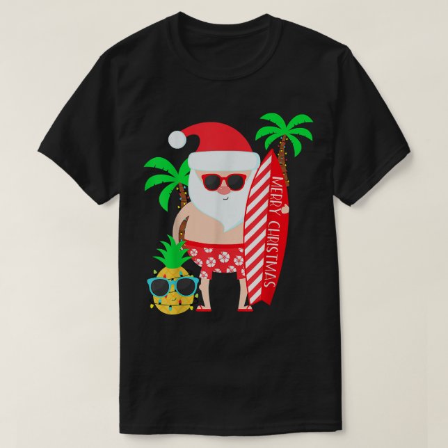 Weihnachten im Juli Party Kostüm Kleidung Santa Su T-Shirt (Design vorne)