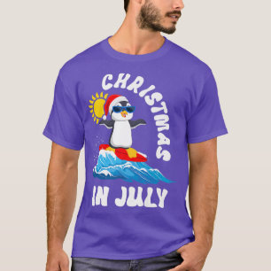 Weihnachten im Juli Pinguin Sonnenbrille Strand So T-Shirt