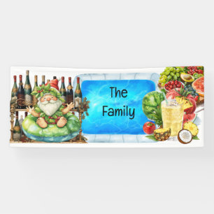 Weihnachten im Juli Pool Party Banner