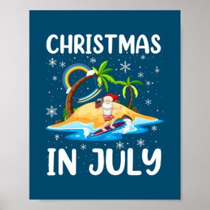 Weihnachten im Juli Poster
