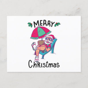 Weihnachten im Juli Postkarte