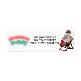 Weihnachten im Juli Santa