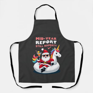 Weihnachten im Juli Santa auf Einhorn Pool Float S Schürze