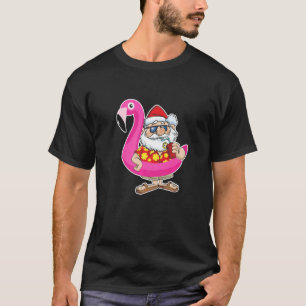Weihnachten im Juli Santa Hawaii Sonnenbrille Flam T-Shirt