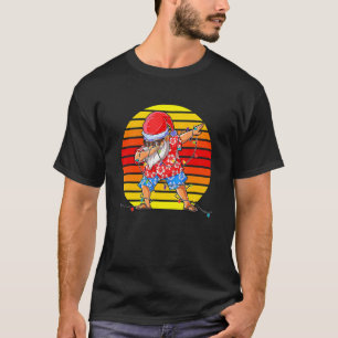 Weihnachten im Juli Santa Hawaii Sonnenbrille Flam T-Shirt
