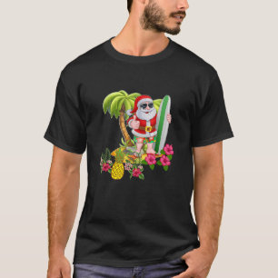 Weihnachten im Juli Santa Hawaiian SurfSummer Su T-Shirt