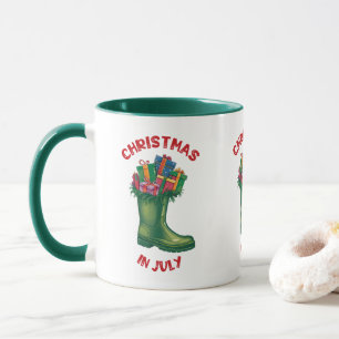 Weihnachten im Juli, Santas Stiefel der guten Laun Tasse