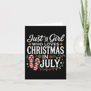 Weihnachten im Juli Shirt Girls Funny Summer Beach Karte