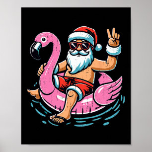 Weihnachten im Juli Shirt Jungs Kinder Santa Flami Poster