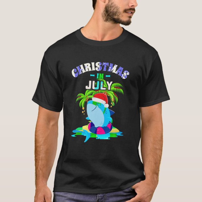 Weihnachten im Juli Shirt Summer Beach Vacation Sa (Vorderseite)