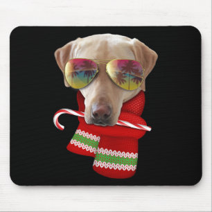 Weihnachten im Juli-Shirt Yellow Lab Sonnenbrille Mousepad