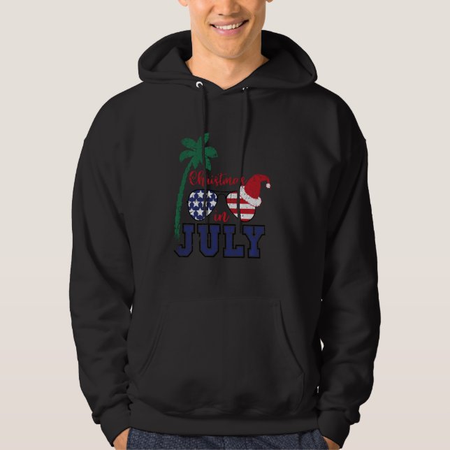 Weihnachten im Juli Sommer Hoodie (Vorderseite)