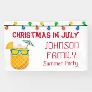 Weihnachten im Juli Sommer Party   Banner