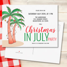 Weihnachten im Juli Sommer Party