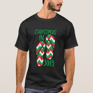 Weihnachten im Juli Sommer Sandals Weihnachten Str T-Shirt