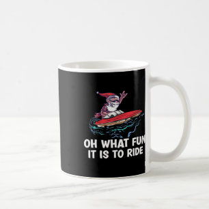 Weihnachten im Juli Sommer Santa auf dem Strand Bo Kaffeetasse