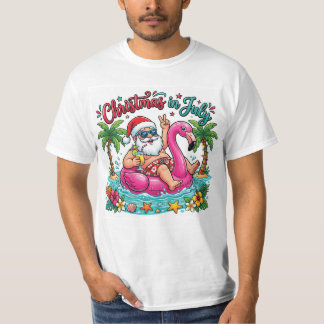 Weihnachten im Juli Sommer Santa Strand PNG T-Shirt