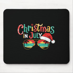 Weihnachten im Juli Sommer Weihnachten Beach Vacat Mousepad