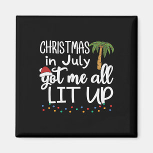 Weihnachten im Juli Sommer Xmas Dekoration Männer Magnet