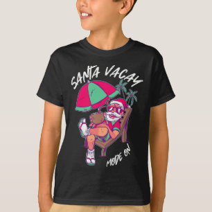 Weihnachten im Juli Sommer Xmas Urlaub - Santa Vac T-Shirt