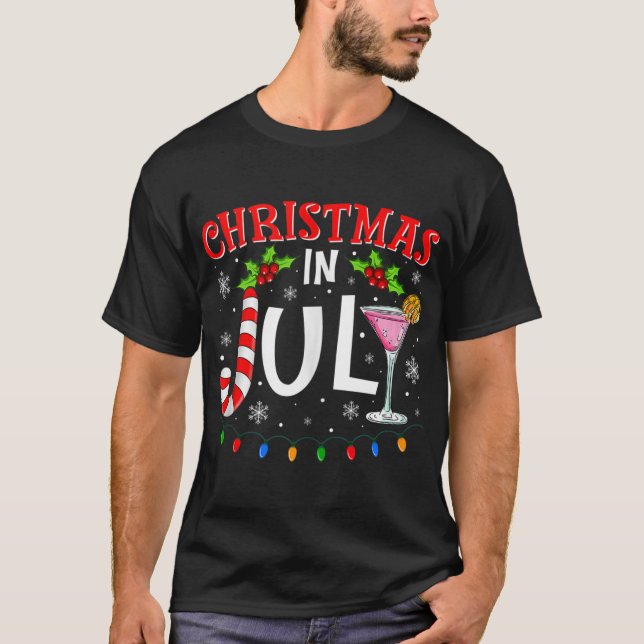 Weihnachten im Juli Sommersonniger Strandurlaub Ta T-Shirt (Vorderseite)