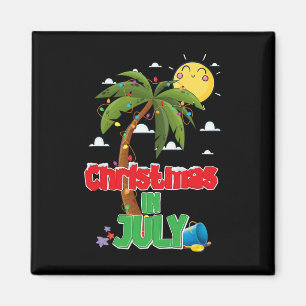 Weihnachten im Juli Sommerurlaub Beach Weihnachten Magnet