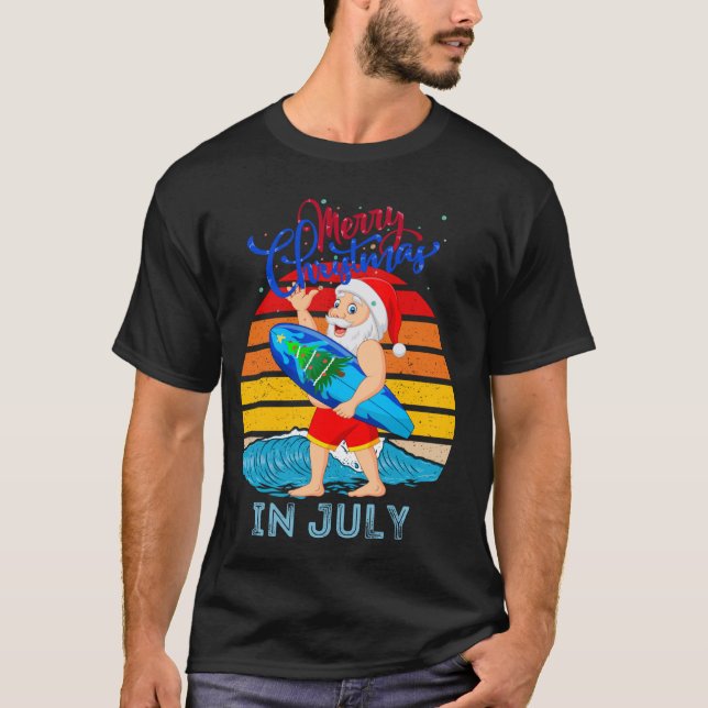 Weihnachten im Juli Sommerurlaub Juli Weihnachten  T-Shirt (Vorderseite)