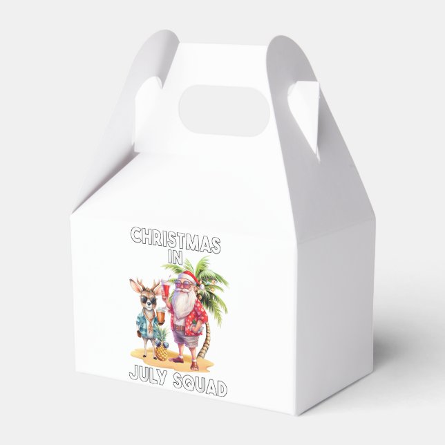 Weihnachten im Juli Sommerurlaub Weihnachten Weihn Geschenkschachtel (Vorderseite)