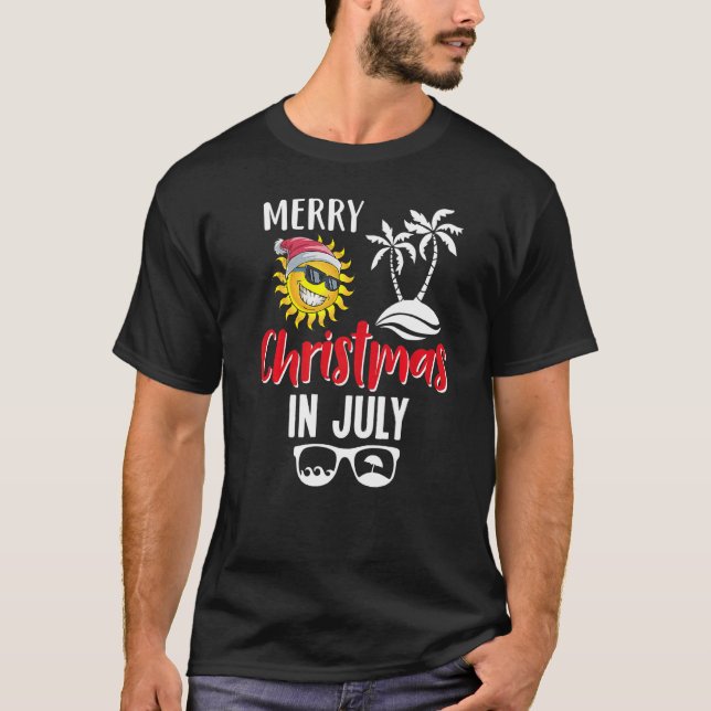 Weihnachten im Juli Sonnensommer Weihnachten T-Shirt (Vorderseite)