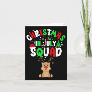 Weihnachten im Juli Squad 1 Karte