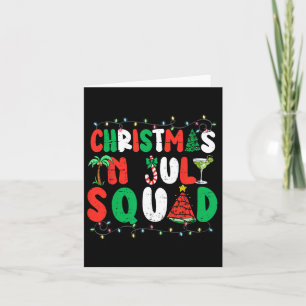 Weihnachten im Juli Squad Funny Summer Xmas Men Wo Karte