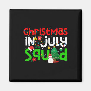 Weihnachten im Juli Squad Funny Summer Xmas Men Wo Magnet