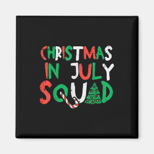 Weihnachten im Juli Squad Funny Summer Xmas Men Wo Magnet
