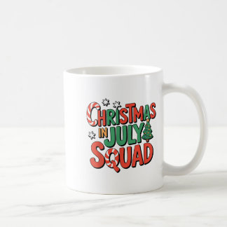 Weihnachten im Juli Squad Funny Xmas Sommerurlaub Kaffeetasse