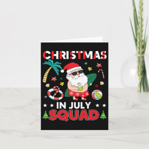Weihnachten im Juli Squad Niedlichen Weihnachtsfei Karte