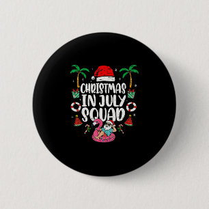 Weihnachten im Juli-Squad-Sommerurlaub Button
