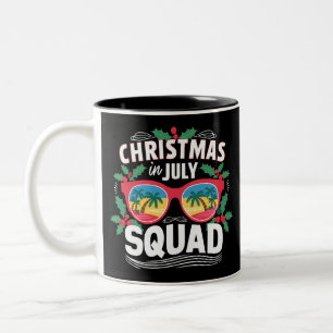 Weihnachten im Juli Squad Sonnenbrille Sommer Stra Zweifarbige Tasse