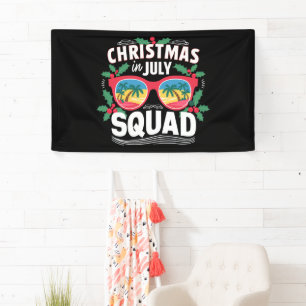 Weihnachten im Juli Squad Sonnenbrille Summer Beac Banner