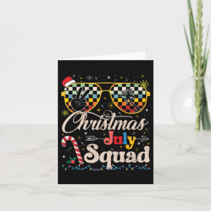 Weihnachten im Juli Squad Sungles Summer Beach Fun Karte