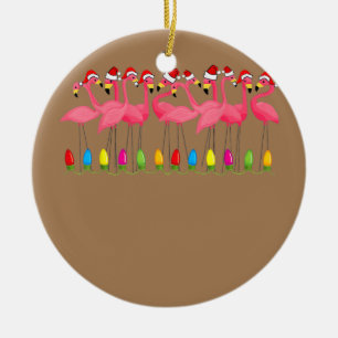 Weihnachten im Juli Strand Flamingo Kreuzfahrt Url Keramik Ornament