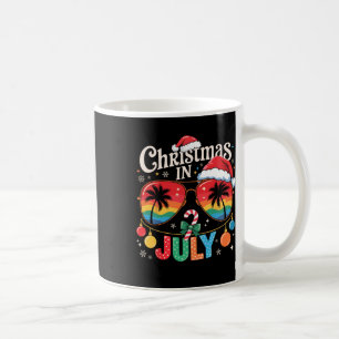 Weihnachten im Juli Sungles Beach Santa Hut Männer Kaffeetasse