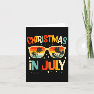Weihnachten im Juli Sungles Sommerstrand Urlaub Xm Karte
