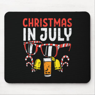 Weihnachten im Juli Sungles Trinken Sommer Xmas Mä Mousepad
