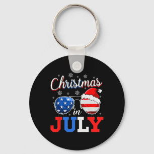 Weihnachten im Juli Sungles Weihnachtsmann Amerika Schlüsselanhänger