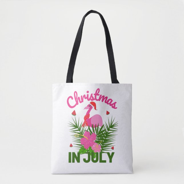 Weihnachten im Juli süßer Sommer Flamingo (Vorderseite)