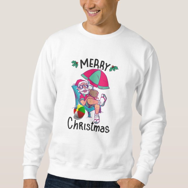 Weihnachten im Juli Sweatshirt (Vorderseite)