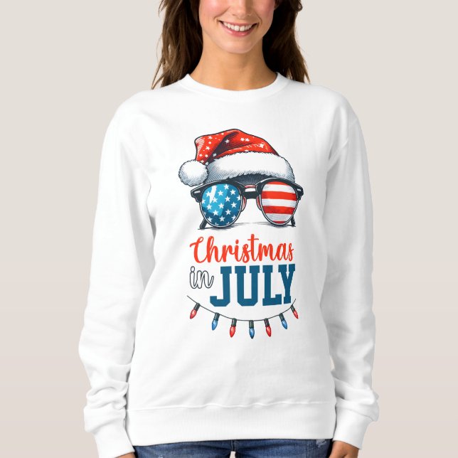 Weihnachten im Juli Sweatshirt (Vorderseite)