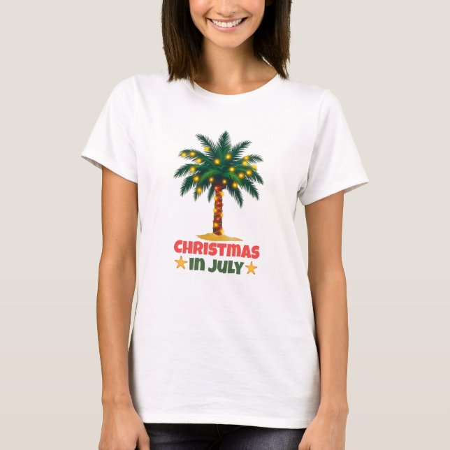 Weihnachten im Juli T-Shirt (Vorderseite)