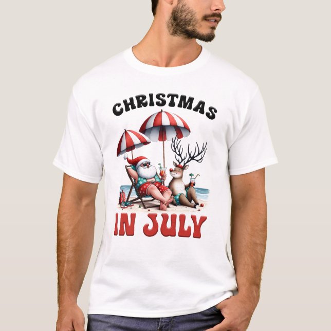 Weihnachten im Juli T-Shirt (Vorderseite)