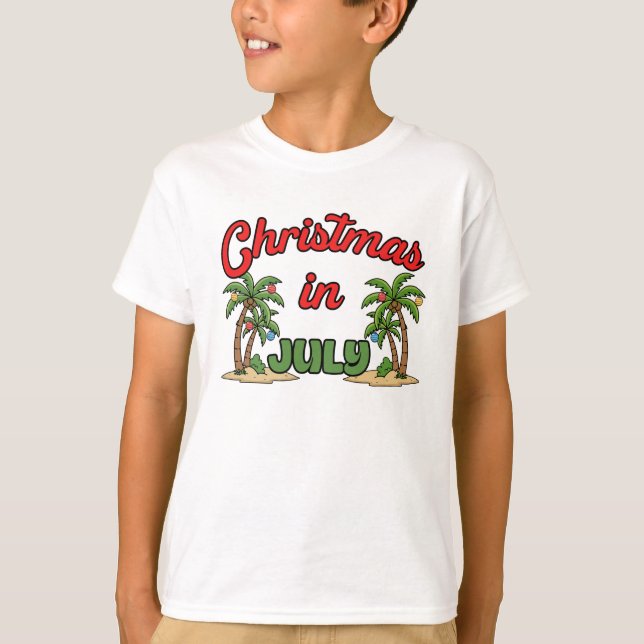 Weihnachten im Juli T-Shirt (Vorderseite)